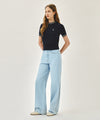 Marithé François Girbaud W SUMMER SEMI WIDE DENIM PANTS