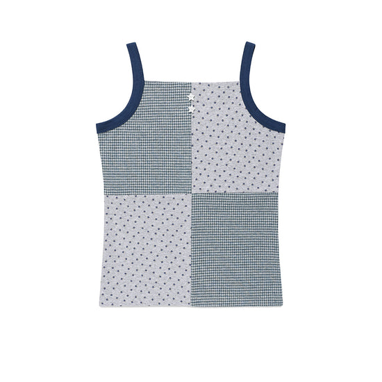 Cavish Mix Patch Sleeveless