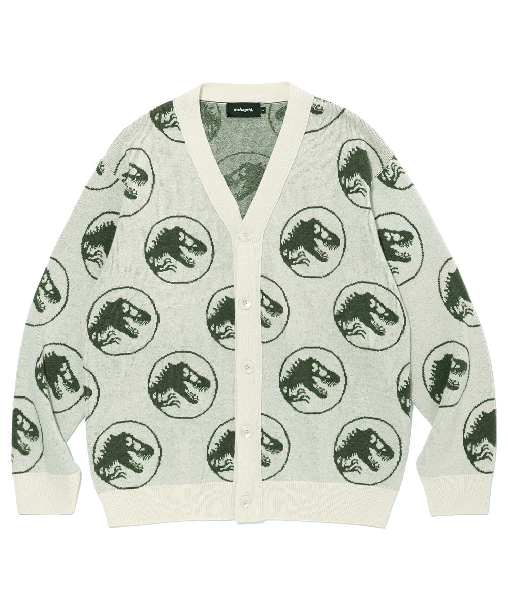 Mahagrid JURASSIC LOGO INTARSIA CARDIGAN