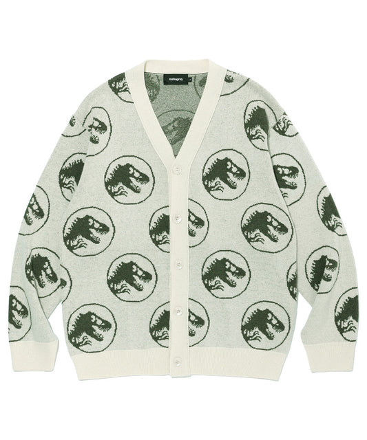 Mahagrid JURASSIC LOGO INTARSIA CARDIGAN