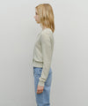 Marithé François Girbaud W Half Knit Round Neck Cardigan Set Up Pink