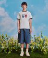 Marithé François Girbaud [MARITHE_DISNEY] MICKEY_FRENCH RINGER TEE light heather gray