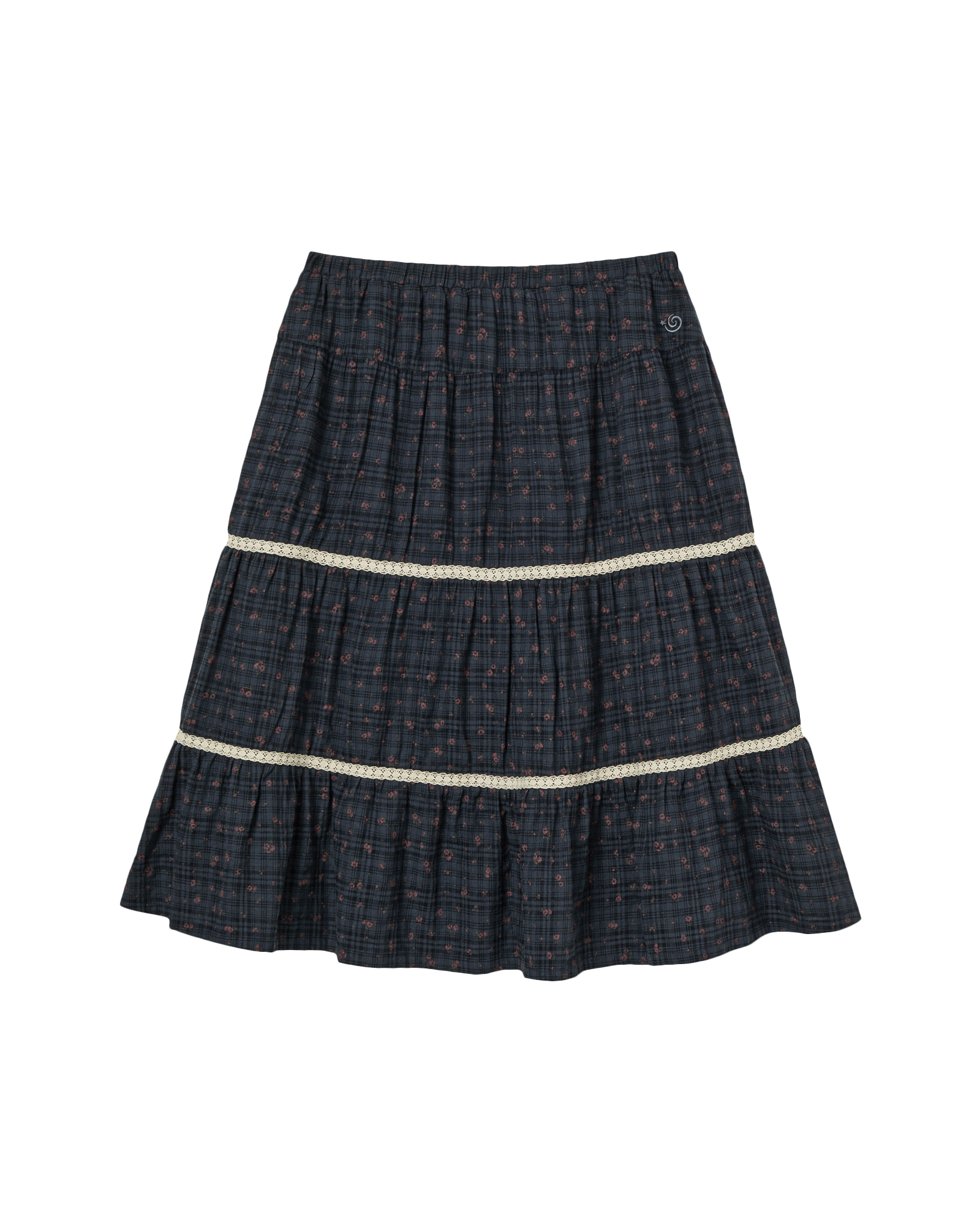 AEAE Pattern Tiered Skirt