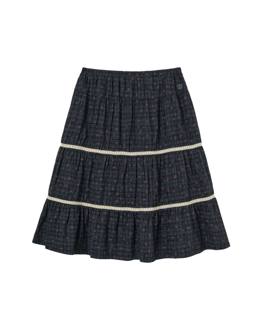AEAE Pattern Tiered Skirt