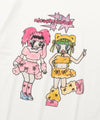 Nice Ghost Club Soul Pussy Cat Ghost Soul Girl Rabbit & Bear Big Big Tee White