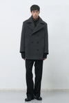 General Idea MAN Wool Blended Double Peacoat