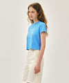 Marithé François Girbaud W FRENCH GRAPHIC CROP TEE