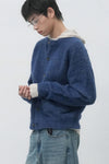 General Idea UNISEX Hairy Knit Pocket Cardigan