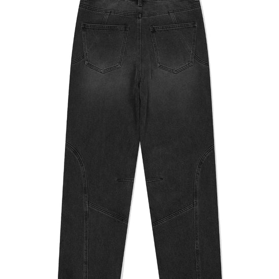 Mahagrid Western Denim Pant [Black]