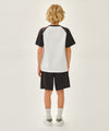 Marithé François Girbaud Kids Raglan Tee + Shorts Set-Up