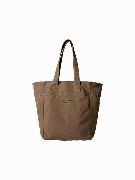 ADLV Basic Logo Pigment Big Shoulder Bag