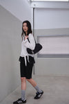 General Idea WOMAN Tie-Up Loose Fit Boat Neck T-Shirt