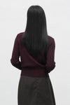 General Idea WOMAN Signature Superfine Wool Cable Cardigan