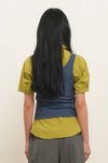 General Idea WOMAN Loose Fit Folded Sleeve Cotton Shirt