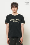 General Idea MAN WHEE Lettering Ringer Tee
