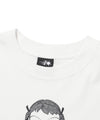 Nice Ghost Club Ghost Angels Lace Hem Line Big Big Tee [White]