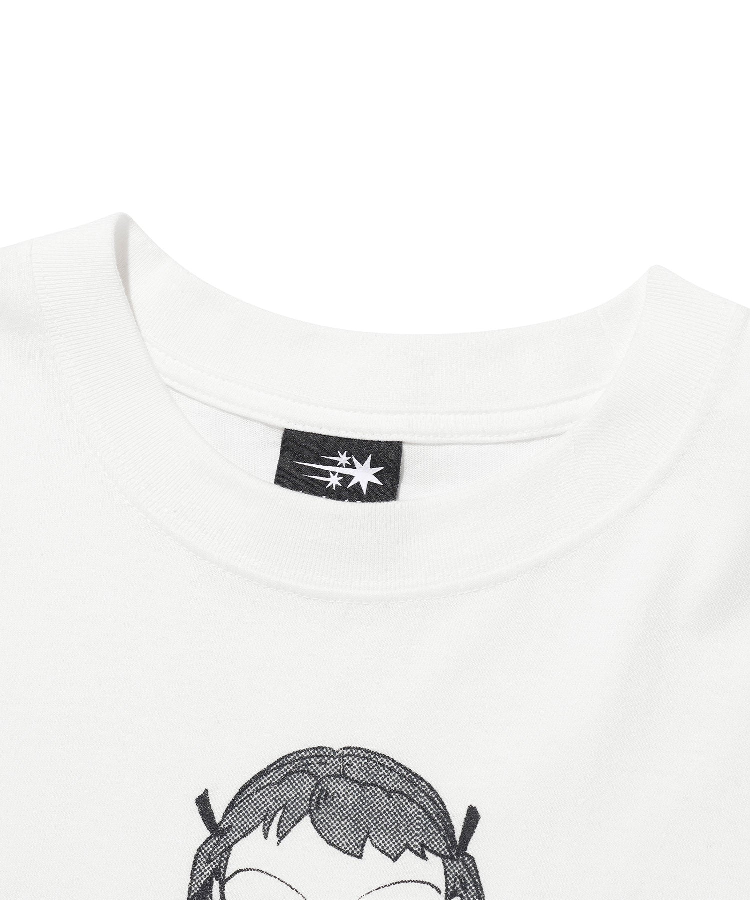 Nice Ghost Club Ghost Angels Lace Hem Line Big Big Tee [White]