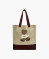 Marithé François Girbaud Doodle Bear Big Shopper Bag