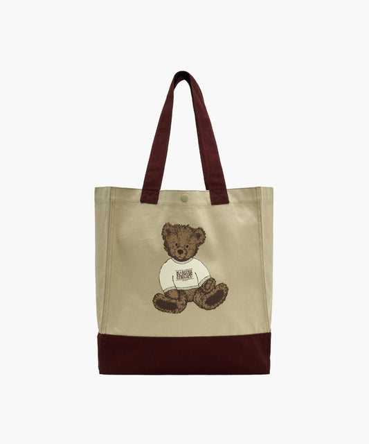 Marithé François Girbaud Doodle Bear Big Shopper Bag