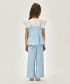 Marithé François Girbaud Kids W Check Capri Pants