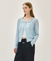 Marithé François Girbaud W SHEER KNIT CARDIGAN