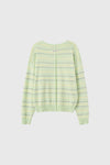 General Idea WOMAN Mix Stripe V-Neck Pullover