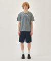 Marithé François Girbaud [6/19 예약발송] SMALL CLASSIC LOGO STRIPE RINGER TEE light green