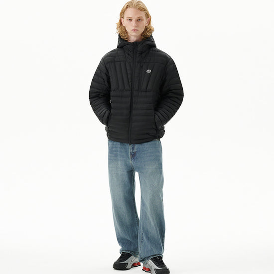Mahagrid Light Hooded Down Puffer