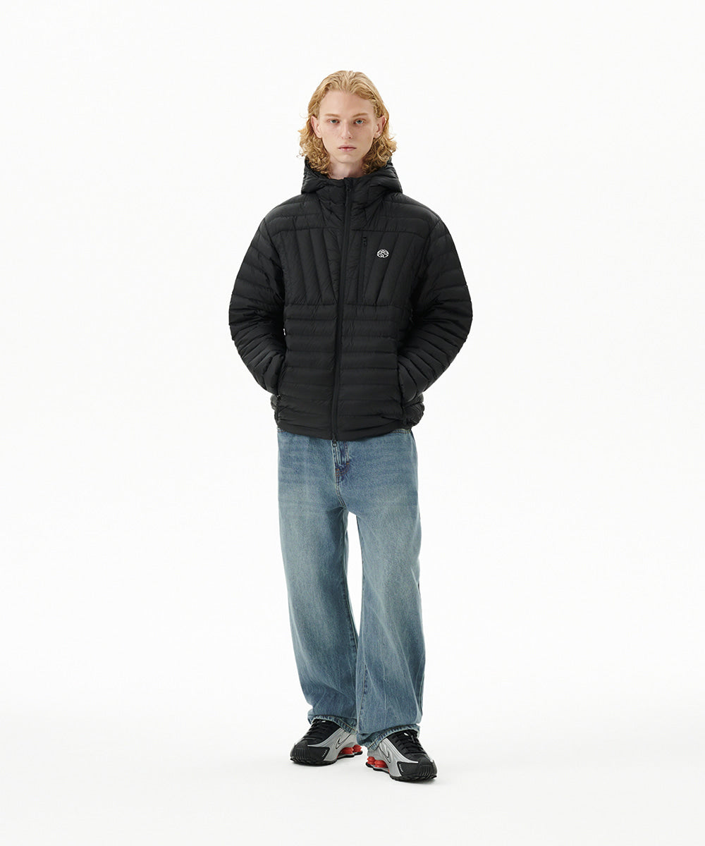 Mahagrid Light Hooded Down Puffer