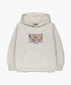 Marithé François Girbaud Kids Doodle Classic Logo Hoodie (Brushed) Dark Green