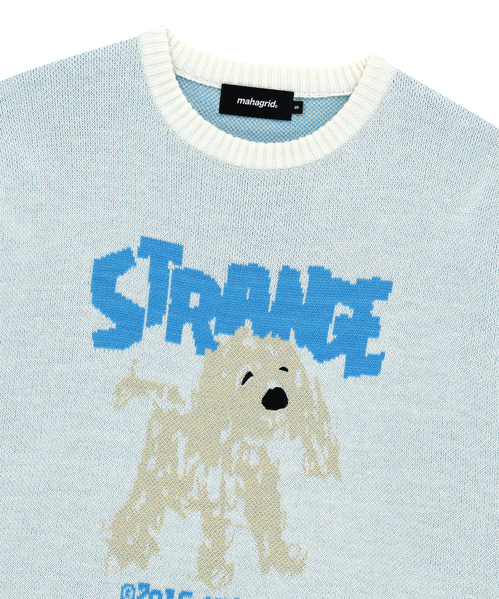 Mahagrid Strange Puppy Knit Sweater