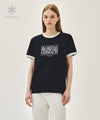 Marithé François Girbaud AEROCOOL CRACK CLASSIC LOGO RINGER TEE brown