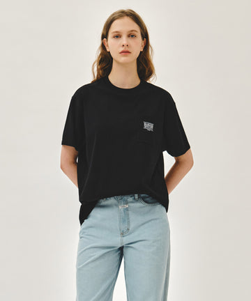 Marithé François Girbaud [6/18 예약발송] DOODLE CLASSIC LOGO POCKET TEE black