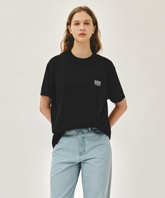 Marithé François Girbaud [6/18 예약발송] DOODLE CLASSIC LOGO POCKET TEE black