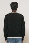 General Idea MAN Stitch Crew Neck Knit Cardigan