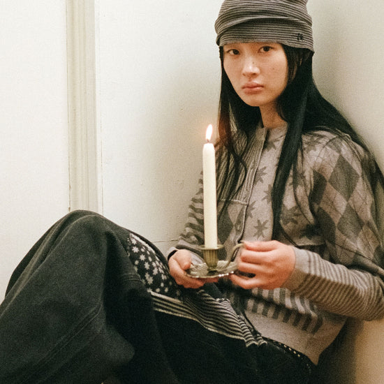 Nice Ghost Club Stripe Tuck Beanie