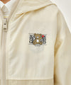 Marithé François Girbaud Kids Bear Classic Logo Windbreaker Beige