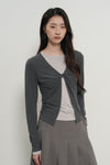 General Idea WOMAN Layered Twist T-Shirt