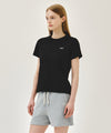 Marithé François Girbaud W SMALL REGULAR LOGO TEE