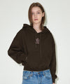 Mahagrid MGD SERIF LOGO CROP HOODIE