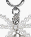 Marithé François Girbaud Pearl Silver Ball Keyring Silver