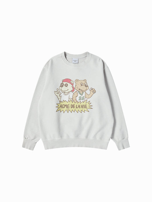 ADLV Rock and Roll AC Bear Pigment Sweatshirt