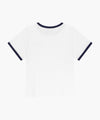 Marithé François Girbaud Kids Small Classic Logo Ringer Tee Light Purple