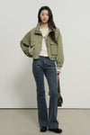 General Idea WOMAN Bootcut Washed Denim Pants