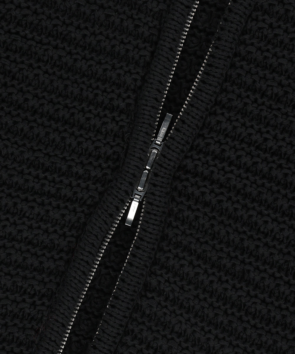 Mahagrid TRACK KNIT ZIP-UP