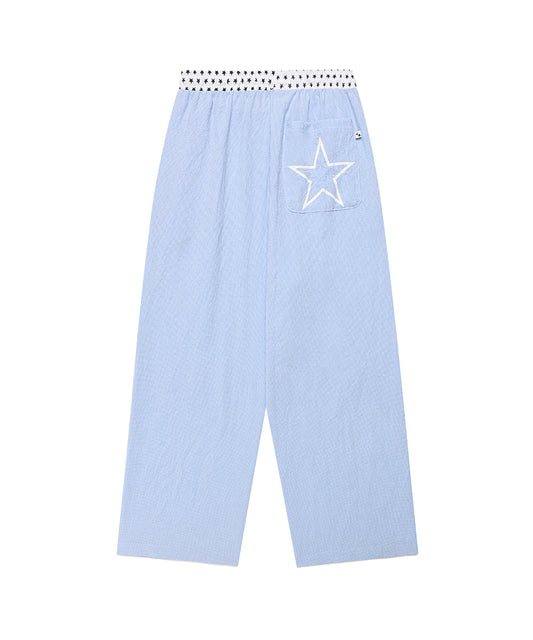 Cavish Women's Check Lounge Pants in Blue