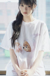 ADLV AC Bear Baby Face Bunny Short Sleeve T-Shirt
