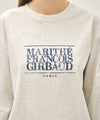 Marithé François Girbaud CRACK CLASSIC LOGO LONG SLEEVE TEE stripe