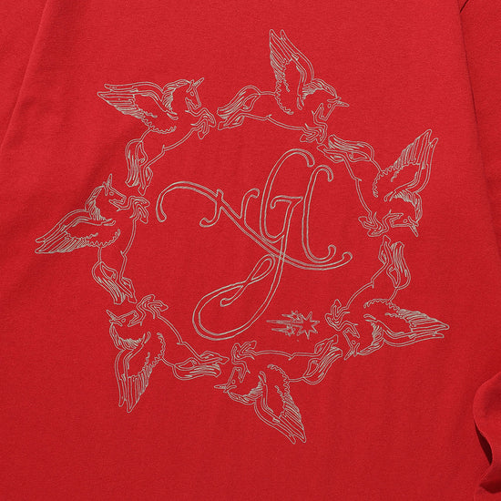 Nice Ghost Club Unicorn Circle Slim Long Sleeve Tee