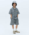 Marithé François Girbaud Kids Seersucker Shorts